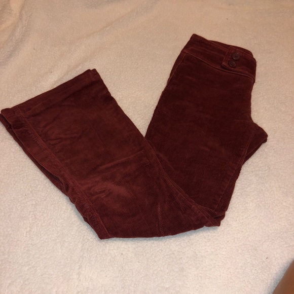 Burnt orange Corduroy straight leg pants - Picture 7 of 8